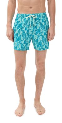 Fair Harbor The Bungalow Swim Trunks 6 Two-Tone Tropical L