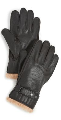 Barbour Leather Utility Gloves Brown S