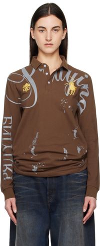 Praying Brown 'Praying' Polo