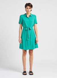 Vila - Robe chemise courte - Taille 42 - Vert
