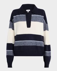Simmy Wool-Cashmere Striped Sweater