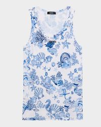 Men's La Vacanza Cotton Rib Tank Top