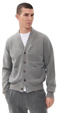 Save Khaki Twill Terry Cardigan Mocha L