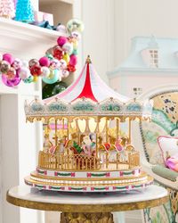 2025 Sugarplum Swarovski Carousel Christmas Decoration