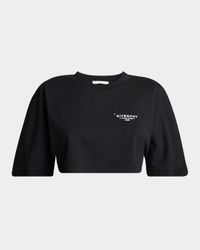 Logo Crop Cocoon T-Shirt