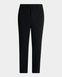 Men's Pleated Pull-On Pants