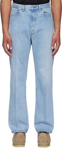 KAPTAIN SUNSHINE Blue Skate Shoecut Jeans