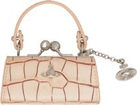 Vivienne Westwood Pink Crocodile Doll Bag