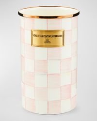 Rosy Check Enamel Utensil Holder