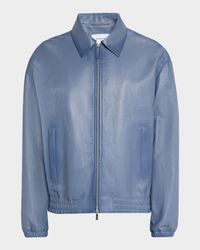Men's Napa Leather Full-Zip Blouson