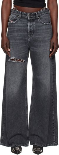 Diesel Gray Relaxed 1996 D-Sire 007x4 Jeans