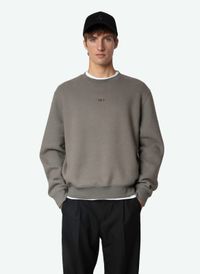 Zadig&voltaire - Sweatshirt droit en coton bio mélangé sérigraphié - Taille XL - Gris