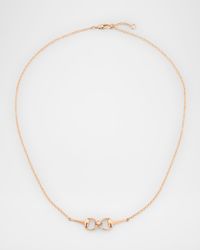 Horsebit Diamond Necklace