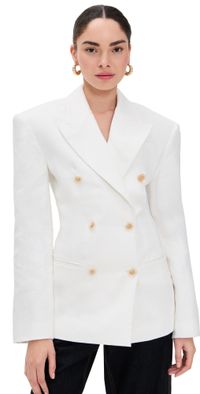 Ronny Kobo Cosette Blazer White S