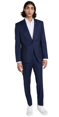 BOSS Slim Fit Suit Dark Blue 52