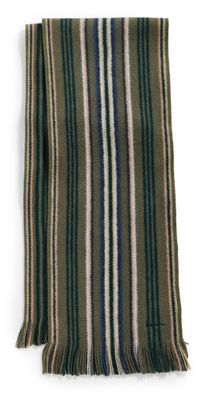 Paul Smith Striped Scarf Khaki One Size