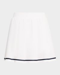 Clarendon Pleated High-Rise Skort