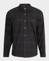 Men's Everett Plaid Button-Down Shirt