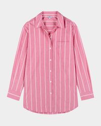Elsa Striped Button-Front Shirt