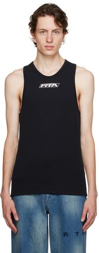RTA Black Racerback Tank Top