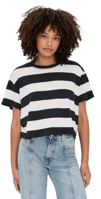ASKK NY Printed Shrunken Boy Tee Stripe M