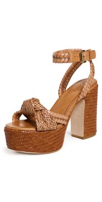 Schutz Khari Platform Heels Cuoio Brown 9.5