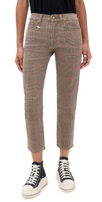 R13 Romeo Jeans Brown Glenplaid 25