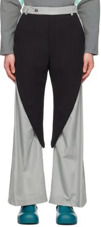 STRONGTHE SSENSE Exclusive Black Layered Trousers