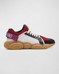 Men's Colorblock Mixed Media Runner Sneakers