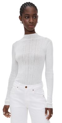 A. L.C. Hugh Top Bright White S