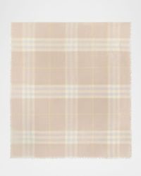 Giant Check Wool Scarf