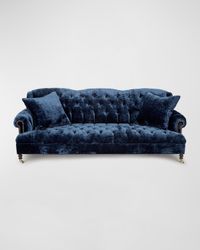 Divine Crushed Velvet Sofa, 96"
