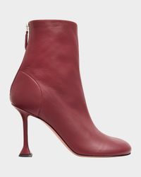 95mm Iris Leather Booties