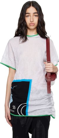 Kiko Kostadinov White Promina Knit T-shirt
