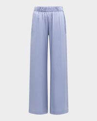 Brynn Wide-Leg Silk Pants