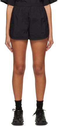 Juun.J Black Drawstring Shorts