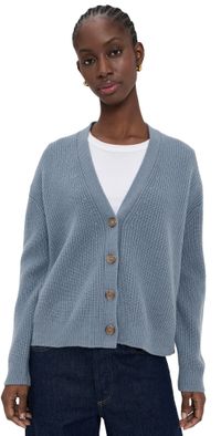 Jenni Kayne Cropped Cashmere Cocoon Cardigan Seaside M