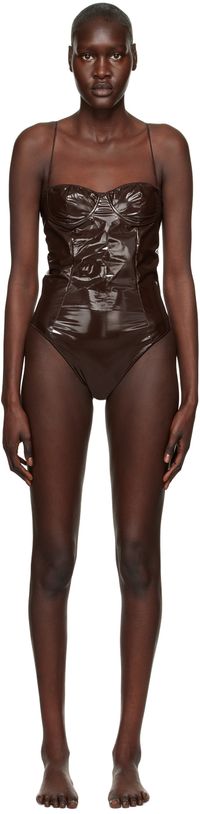 Oséree Brown Balconette Swimsuit