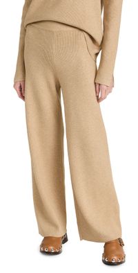 English Factory Knit Wide Pants Camel XL