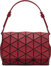 BAO BAO ISSEY MIYAKE Red Fossette Bag