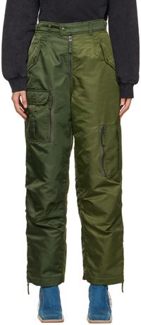 Andersson Bell Khaki Kaia Flight Trousers