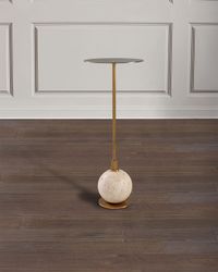 Boston Martini Table, Travertine