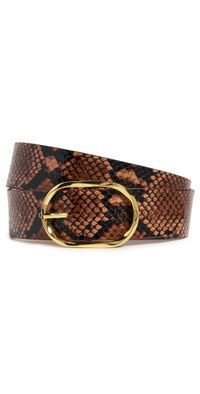 B-Low The Belt Kyra Python Belt Cognac/Gold S