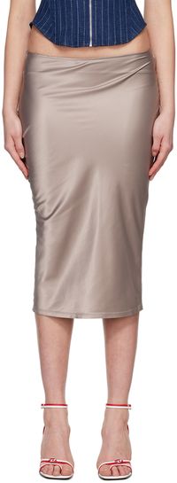 Miaou Silver Verona Midi Skirt