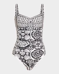 Marysol Sweetheart Ruched One-Piece Swimsuit