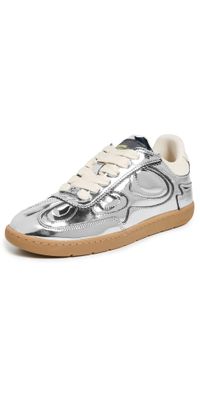 GANNI '08 Specchio Sneakers Silver 35