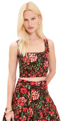 Hunter Bell Carissa Bustier Holiday Floral 10