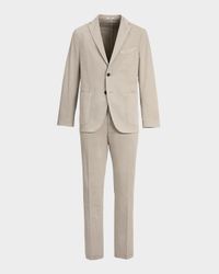 Men's Garment-Dyed Solid Suit