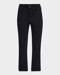 Carly Kick-Flare Crop Jeans