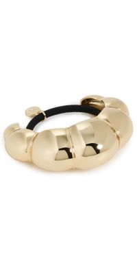 LELET NY Glossy Croissant Pony Cuff Gold One Size
